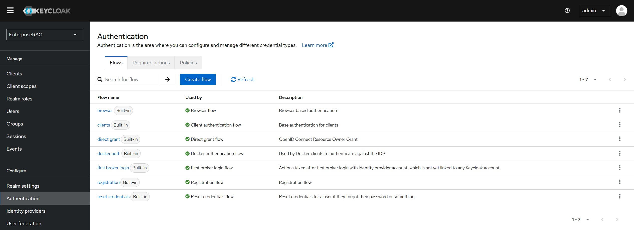 Login page screenshot